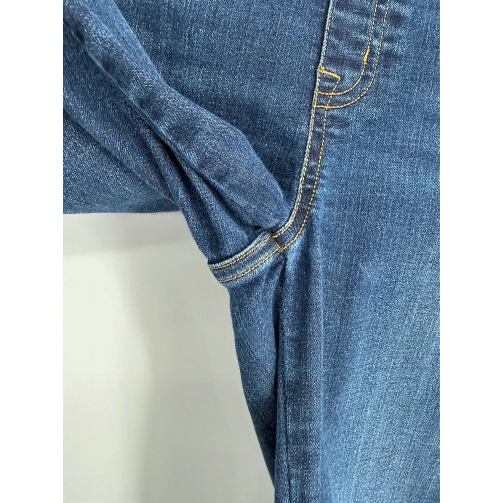 SPANX‎ RED TAG BOOTCUT TROUSER JEANS CLEAN INDIGO SMALL LONG TALL
